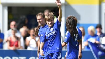 Fran Kirby celebrates