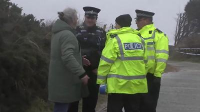 Hemsby resident with emergency services