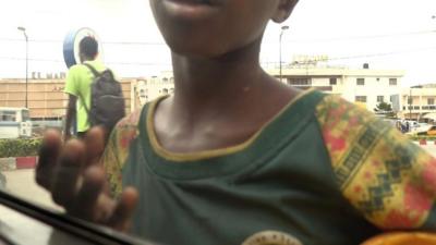 A child begging in Senegal