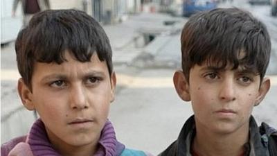 Two Afghan boys in Kabul