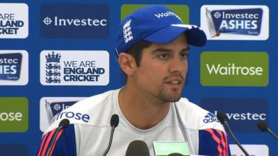 England captain Alastair Cook