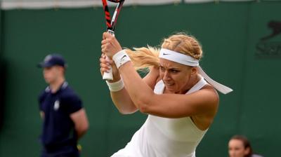 Sabine Lisicki in action