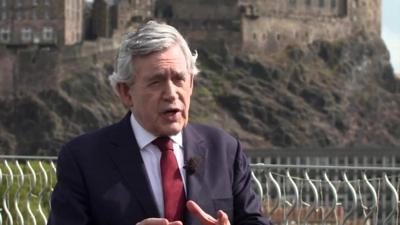 Former Labour prime minister Gordon Brown