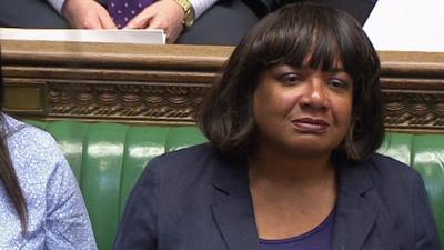 Diane Abbott at PMQs