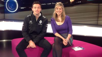 Jenny meets Jolyon Palmer