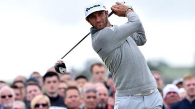 Dustin Johnson at St Andrew's