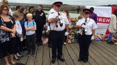 Minute's silence for Shoreham victims