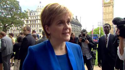 Scotland's First Minister Nicola Sturgeon