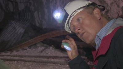 John Maguire in WW2 tunnels under Dover