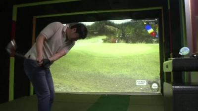 S. Korean golf simulator