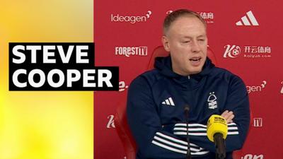 Nottingham Forest head coach Steve Cooper