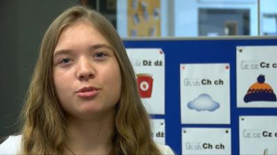 Julia attending Polish school in Tunbridge Wells