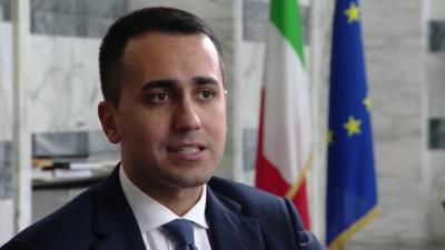 Italian Foreign Minister Luigi Di Maio