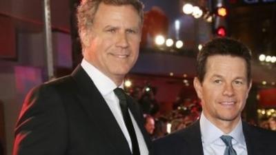 Will Ferrell and Mark Wahlberg at the London premiere of Daddy's Home