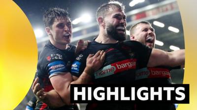 St Helens' Alex Walmsley celebrates