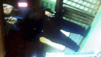 Viewers have posted images of the alleged gunman as he shot two journalists dead.