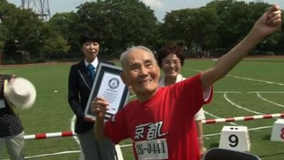 105-year-old Hidekichi Miyazak, 'The Golden Bolt'