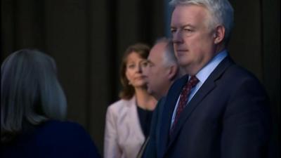 First Minister Carwyn Jones waits to take part in the BBC Wales Election 2017 Debate