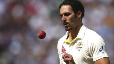 Australian fast bowler Mitchell Johnson