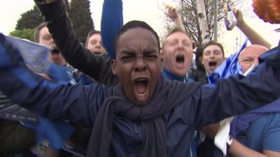 Leicester fans