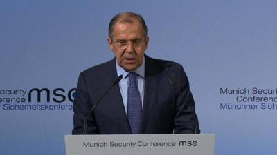 Russian Foreign Minister Sergei Lavrov