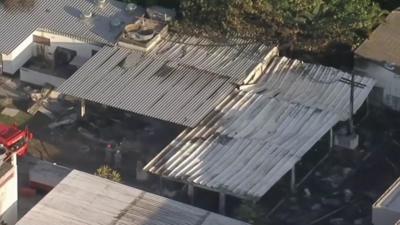 Training ground fire at Flamengo football club