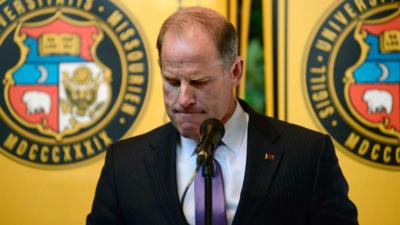 Mizzou President Tim Wolfe resigns amid racism row