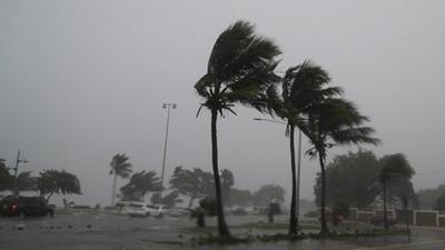 Tropical Storm Fred passes through the Dominican Republic