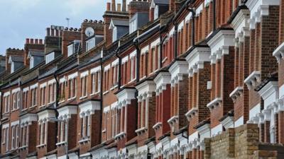 Row of terraced houses