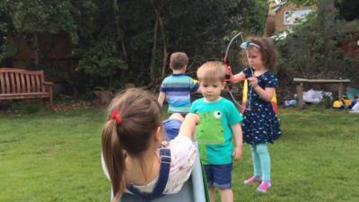 Children playing