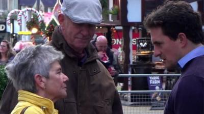 Voters with Johnny Mercer MP