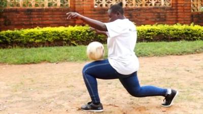 Kick-ups star Hadhara Charles Mjeja