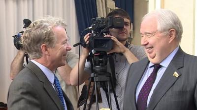 Rand Paul and Sergey Kislyak