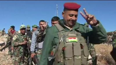 Kurdish forces enter Sinjar