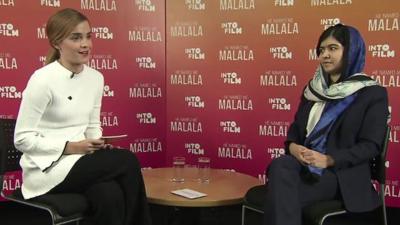 Emma Watson interviews Malala