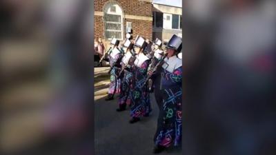 marching band in Larne