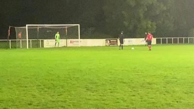 Jack Marsh hit the winning spot kick for Old Wulfrunians after their 44-penalty shoot-out win over Lane Head