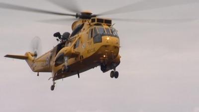 RAF Sea King Helicopter