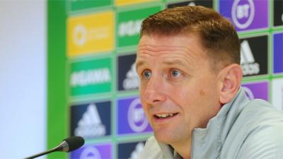 Northern Ireland manager Ian Baraclough