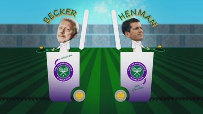 Can Becker beat Henman in the Wimbledon wheelie bin challenge?