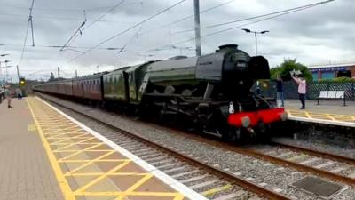 The steam train recently celebrated 100 years