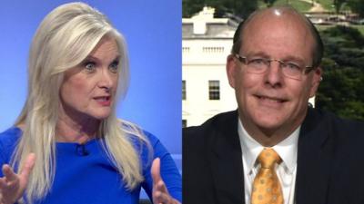 Mica Mosbacher and Peter Wehner