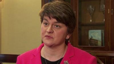 Arlene Foster said it was important to establish the facts around the parade on the Ormeau Road in south Belfast