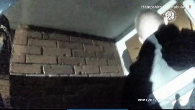 Hampshire police bodycam footage