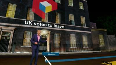 Jeremy Vine with Downing Street VR count