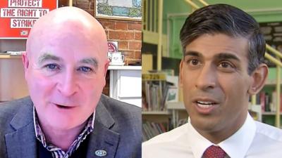 Mick Lynch calls Rishi Sunak "patronising"