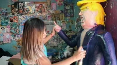 Making Donald Trump pinata