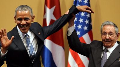 Obama and Castro