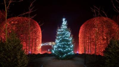 Alnwick light trail