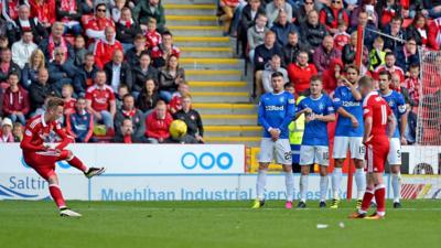 James Maddison free-kick